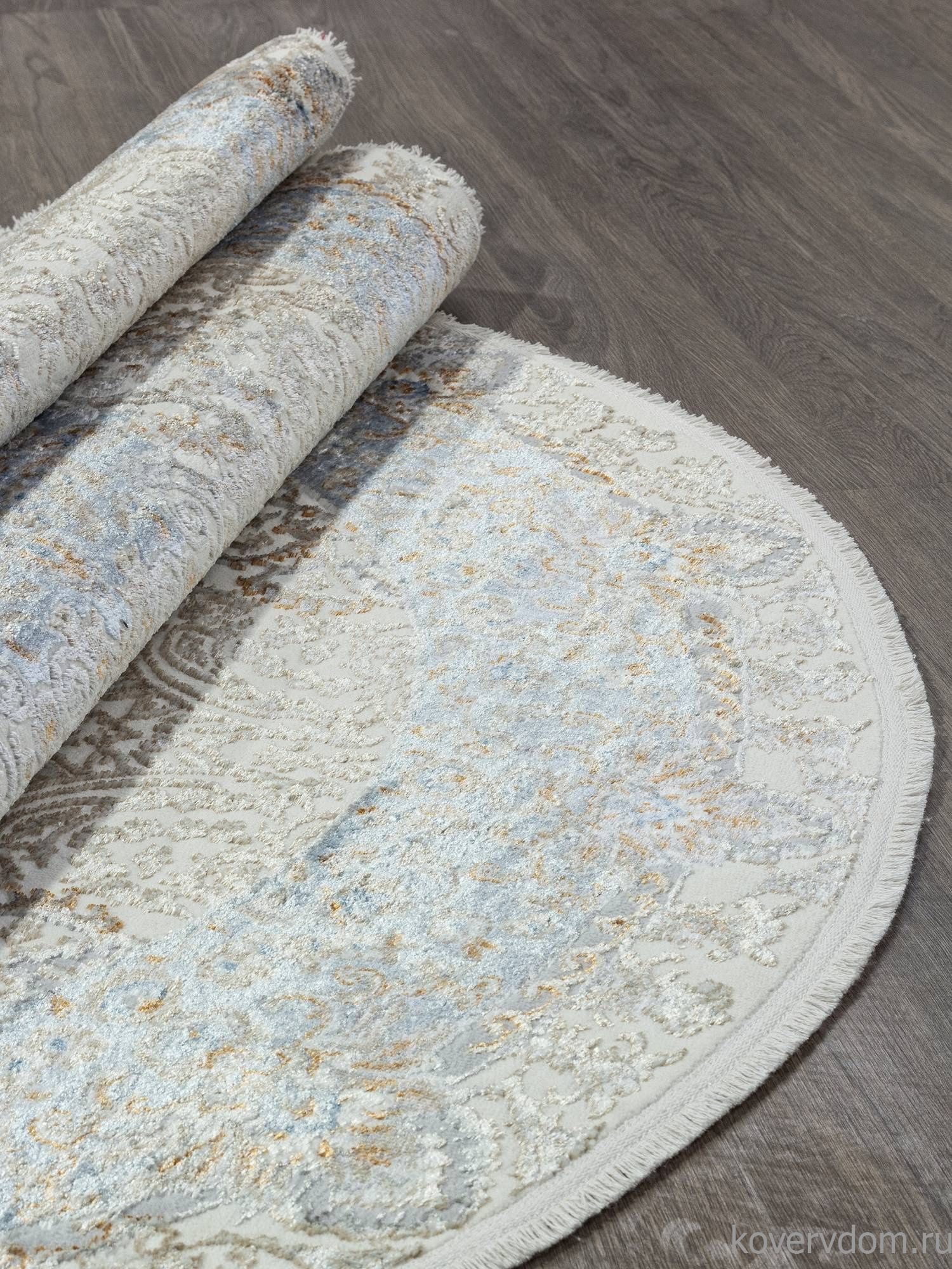 Ковер SAHARA 06066A L.BLUE FDY / CREAM HB Овал Ковер SAHARA 06066A L.BLUE FDY / CREAM HB Овал